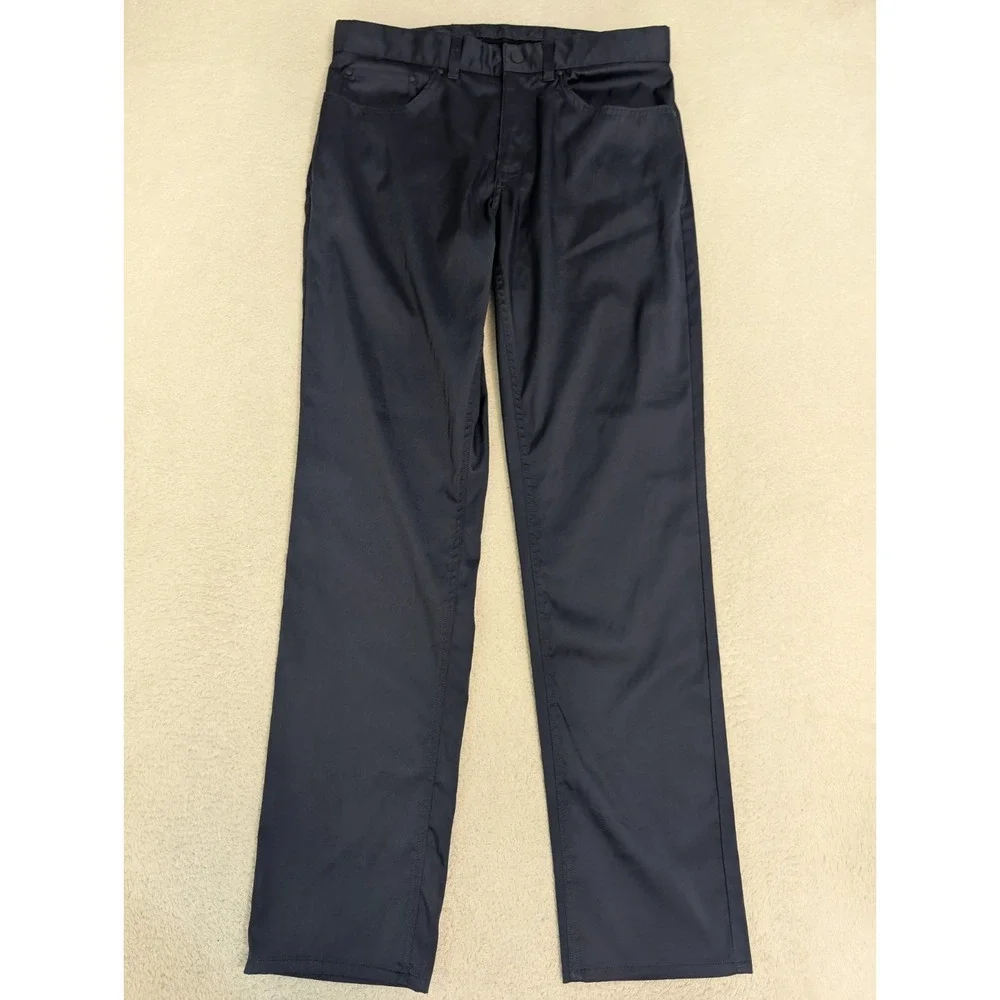 Brooks Brothers Performance‎ Pants Navy Blue 32X30 Business Casual Wicking Golf